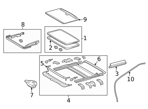 Sunroof for 2013 Toyota Camry #0