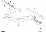 31422333276 - : Axle for BMW-Motorrad Image