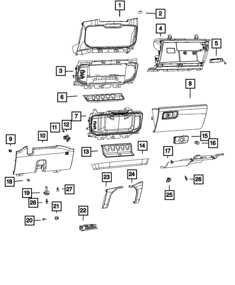 Instrument Panel for 2023 Ram 3500 #4