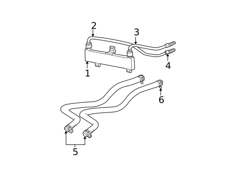 Trans Oil Cooler for 2003 Chrysler Sebring #0