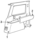 HR62MB7 - Body: Side Panel for Chrysler: Town &amp; Country | Dodge: Grand Caravan Image