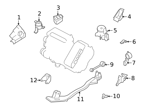 Engine & Trans Mounting for 2007 Mercury Mariner #1
