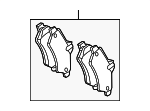 64204520 - Brakes: Brake Pads for MB Vans Image