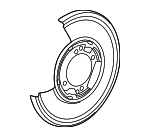 4260107 - Brakes: Splash Shield for MB Vans Image