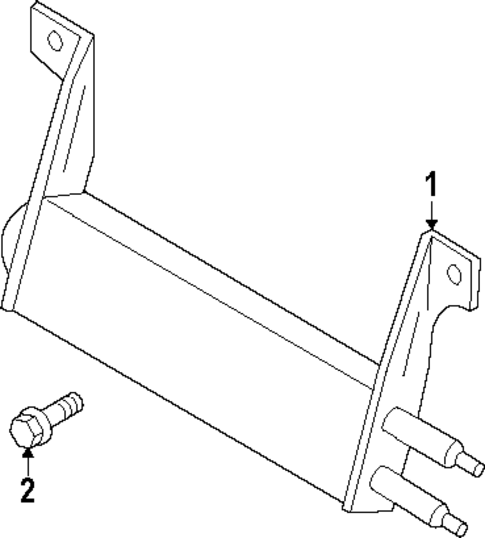 Power Steering Oil Cooler for 2022 Ford F-350 Super Duty #0