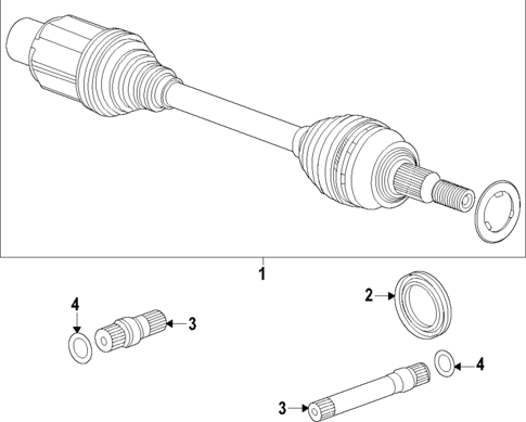 Front Axle for 2025 Cadillac OPTIQ #0