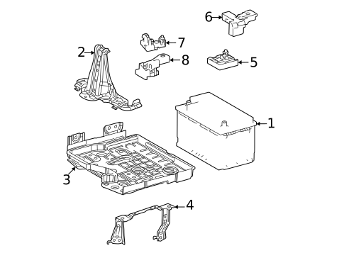 Battery for 2023 Lexus LX600 #0