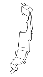 41219451121 - Body: Baffle Plate for BMW: 740i, 750e xDrive, 760i xDrive, i7 Image