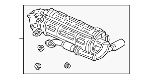 18030SL0J01 - : Muffler &amp; Pipe for Acura Image