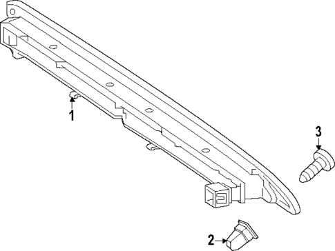 High Mounted Stop Lamp for 2025 Mercedes-Benz eSprinter #0