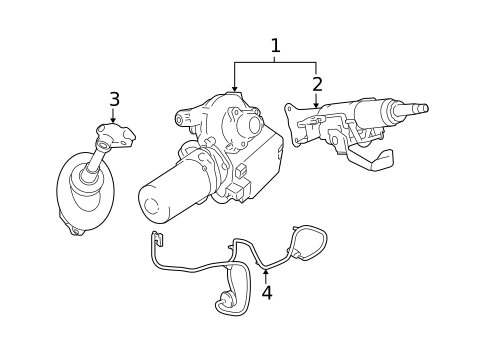 Steering Column Assembly for 2008 Pontiac G5 #0