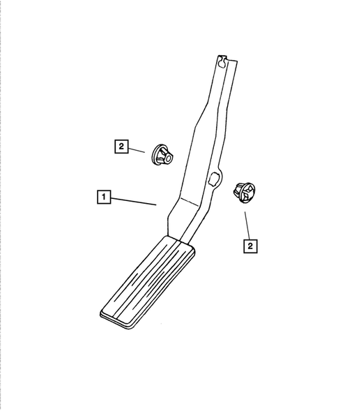 Accelerator Pedal for 2002 Dodge Ram 2500 #0