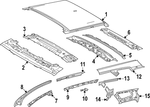 Roof & Components for 2025 Toyota Crown Signia #0