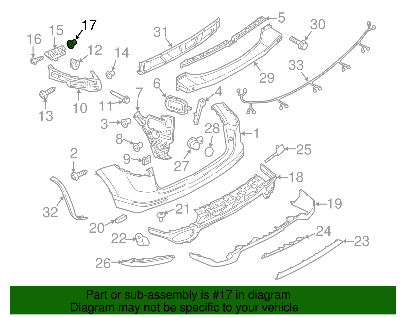 Inner Bracket Retainer Nut - Porsche (N-105-168-01)