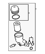 LR097159 - Engine: Oil Filter Housing for Land Rover: Defender 110, Defender 90, Discovery, Discovery Sport, Range Rover, Range Rover Evoque, Range Rover Sport, Range Rover Velar Image