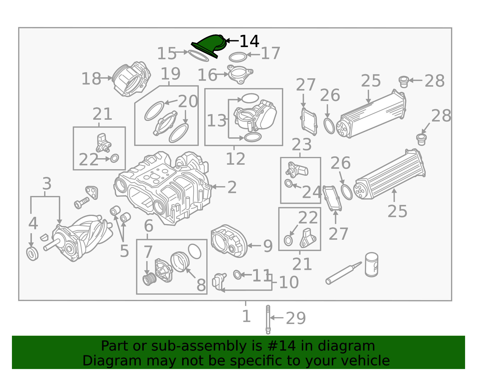 2015-2019 Audi Engine Air Intake Hose 06E-145-641-D | OEM Parts Online