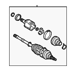 4234001010 - Suspension: Axle Assembly for Toyota: Matrix Image