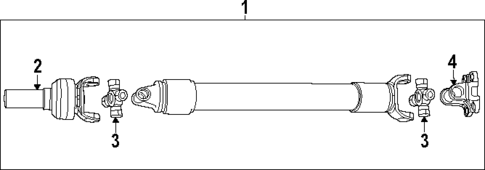 Drive Shaft for 2012 Ram 2500 #1
