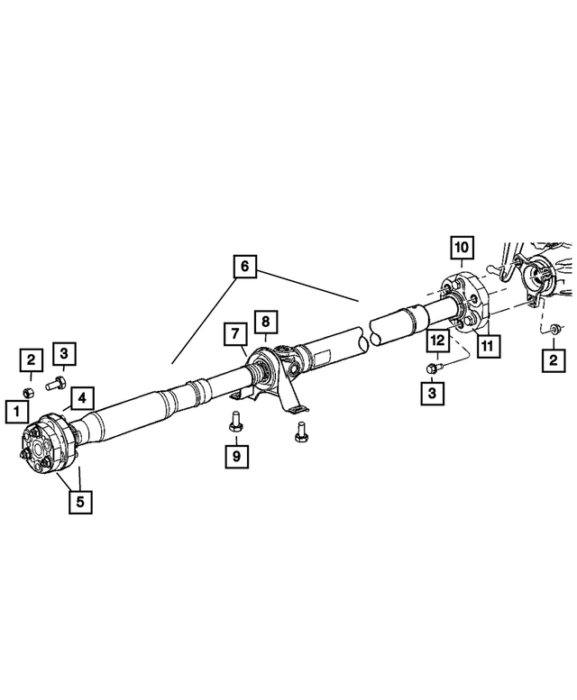 4578035AH - : Drive Shaft for Mopar Image