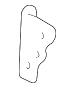 6164551010 - Body: Outer Wheelhouse Gusset for Lexus: IS300 Image