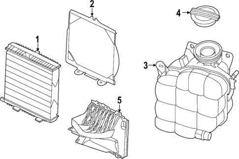 Radiator & Components for 2024 Audi e-tron GT #0