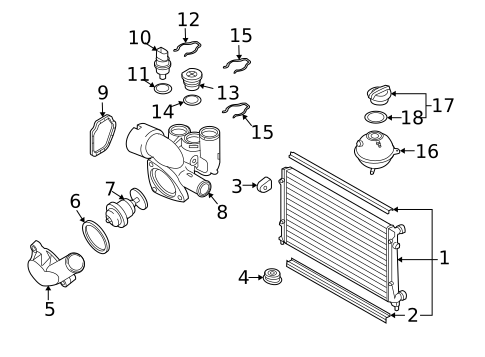 Radiator & Components for 2025 Volkswagen Taos #13
