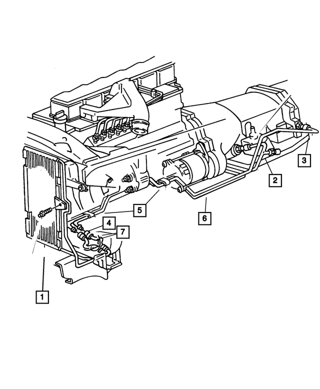 4798876AD - : Oil Cooler Hose And Connector for Mopar Image
