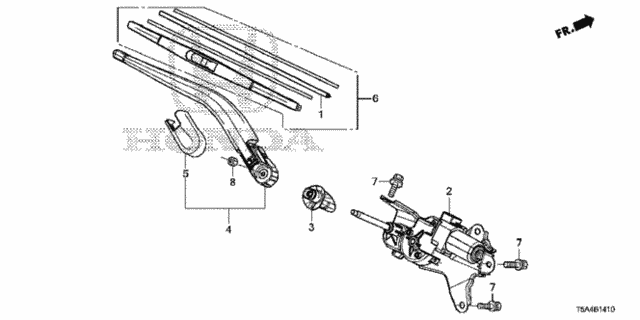 Rear Wiper for 2016 Honda Fit #0