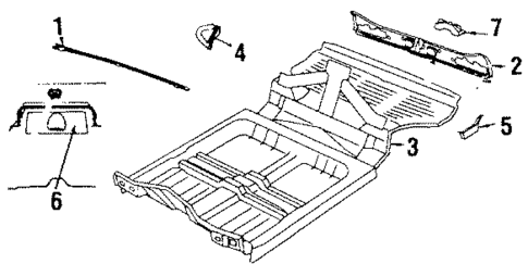 Rear Body for 1984 Cadillac Eldorado #0