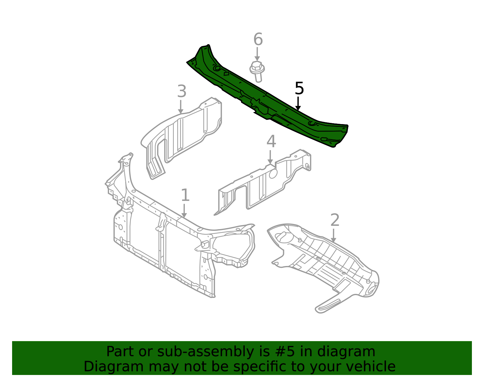 2005-2010 Kia Sportage | Sight Shield | 86361-1F000 | Kia Auto Parts
