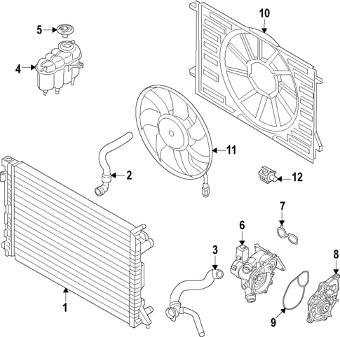 Cooling System for 2020 Audi A6 Quattro #0