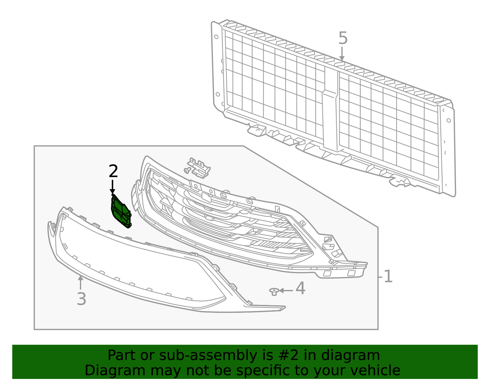 2024-2026 Buick Encore GX Tow Eye Cap 42828787 GM | GMPartsDirect.com