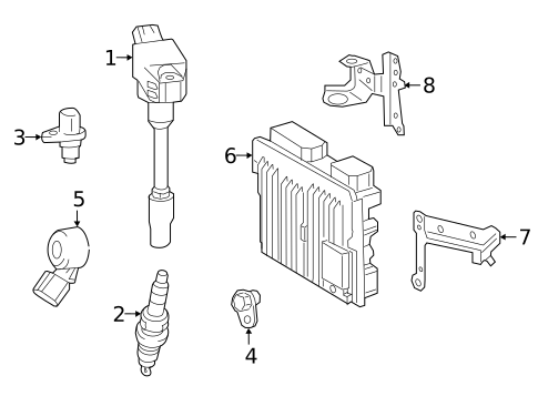 Ignition System for 2024 Toyota Corolla #1