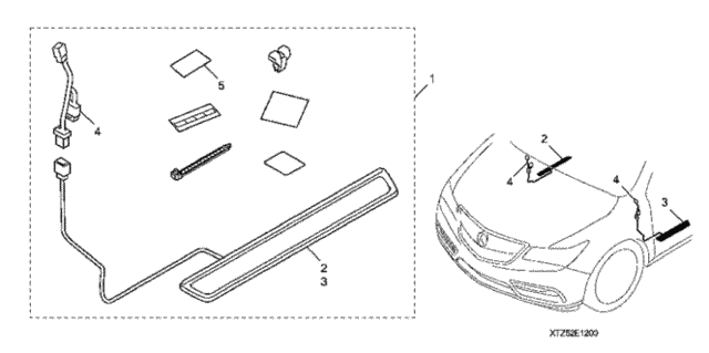 Door Sill Trim (Illuminated) (1) for 2014 Acura MDX #0