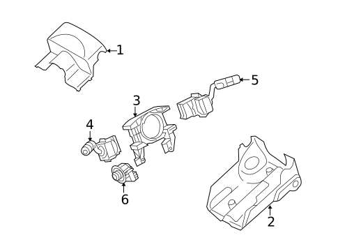 Shroud, Switches & Levers for 2012 Land Rover Range Rover Sport #0
