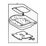 DP5Z54632A22B - Body: Seat Cushion Pad for Lincoln: MKZ Image