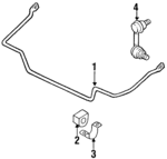 5466833P00 - : Stabilizer Link for Nissan: 300ZX Image