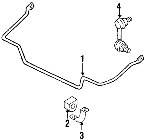 Stabilizer Bar & Components for 1990 Nissan 300ZX #0