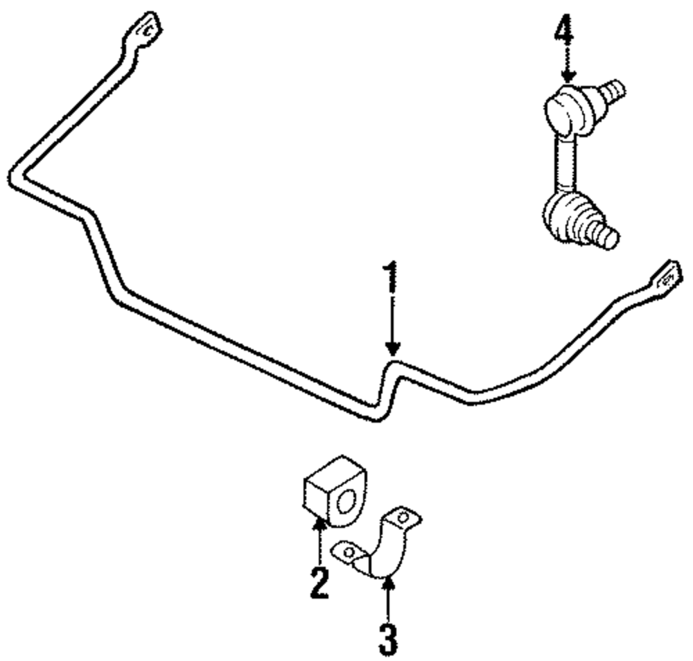 1990-1996 Nissan 300ZX Stabilizer Bar Bushing 54613-33P00 | Grieco