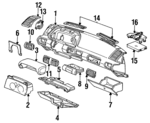 22530564 - Body: Speaker for Chevrolet: Cavalier | Pontiac: Sunbird Image