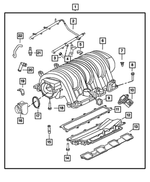 5037510AK - 6.1L Gas; Engine: Intake Manifold for Mopar Image