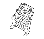 52107250072 - Body: Seat Back Frame for BMW Image