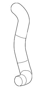 2215019482 - Belts &amp; Cooling: Radiator Coolant Hose for Mercedes-Benz Image