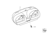 62107841059 - Instruments, Measuring Systems: Instruments Combination Uncoded for BMW Image