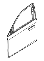41515A32EA3 - : Door Shell for BMW: 530i, 530i xDrive, 540i xDrive, 550e xDrive, i5, M5 Image