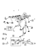68306219AA - Electrical: Wiring Bracket for Mopar Image
