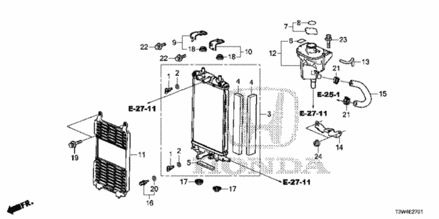 PCU Radiator (2) for 2017 Honda Accord #0