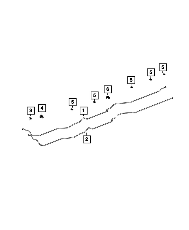 68546366AB - : Brake Tube for Mopar Image