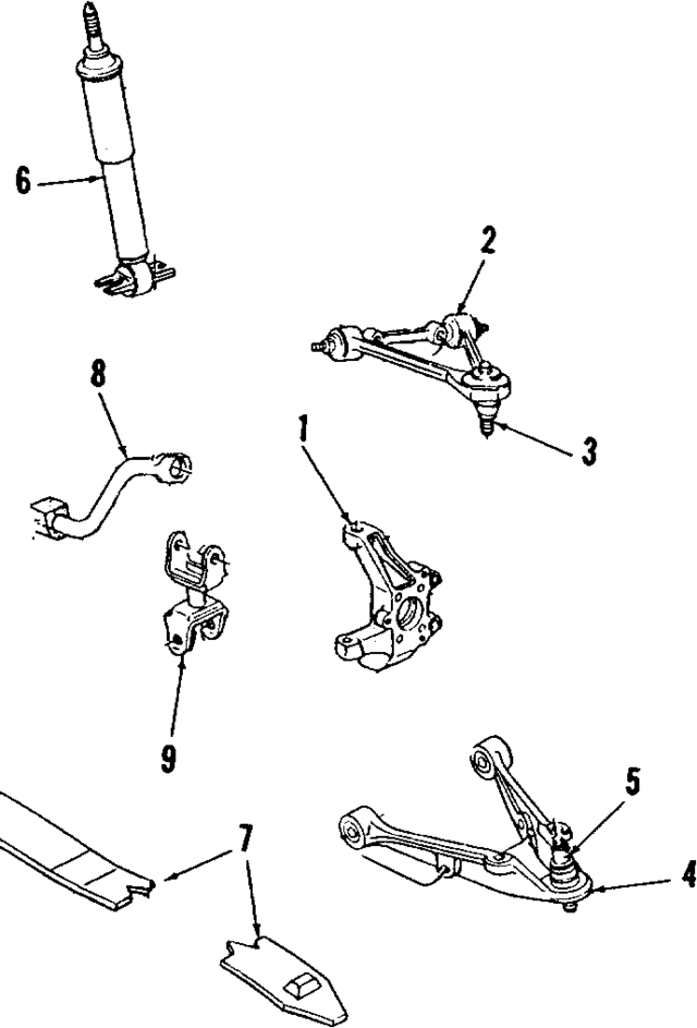 9769599 - Suspension: Lower Ball Joint for GM Image
