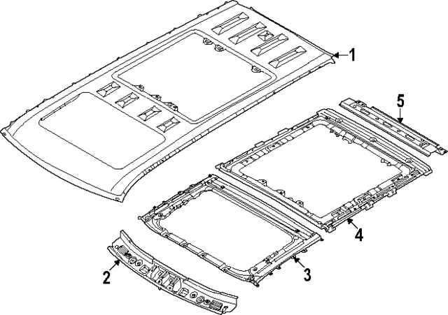 67111R6350 - : Roof Panel for Hyundai Image
